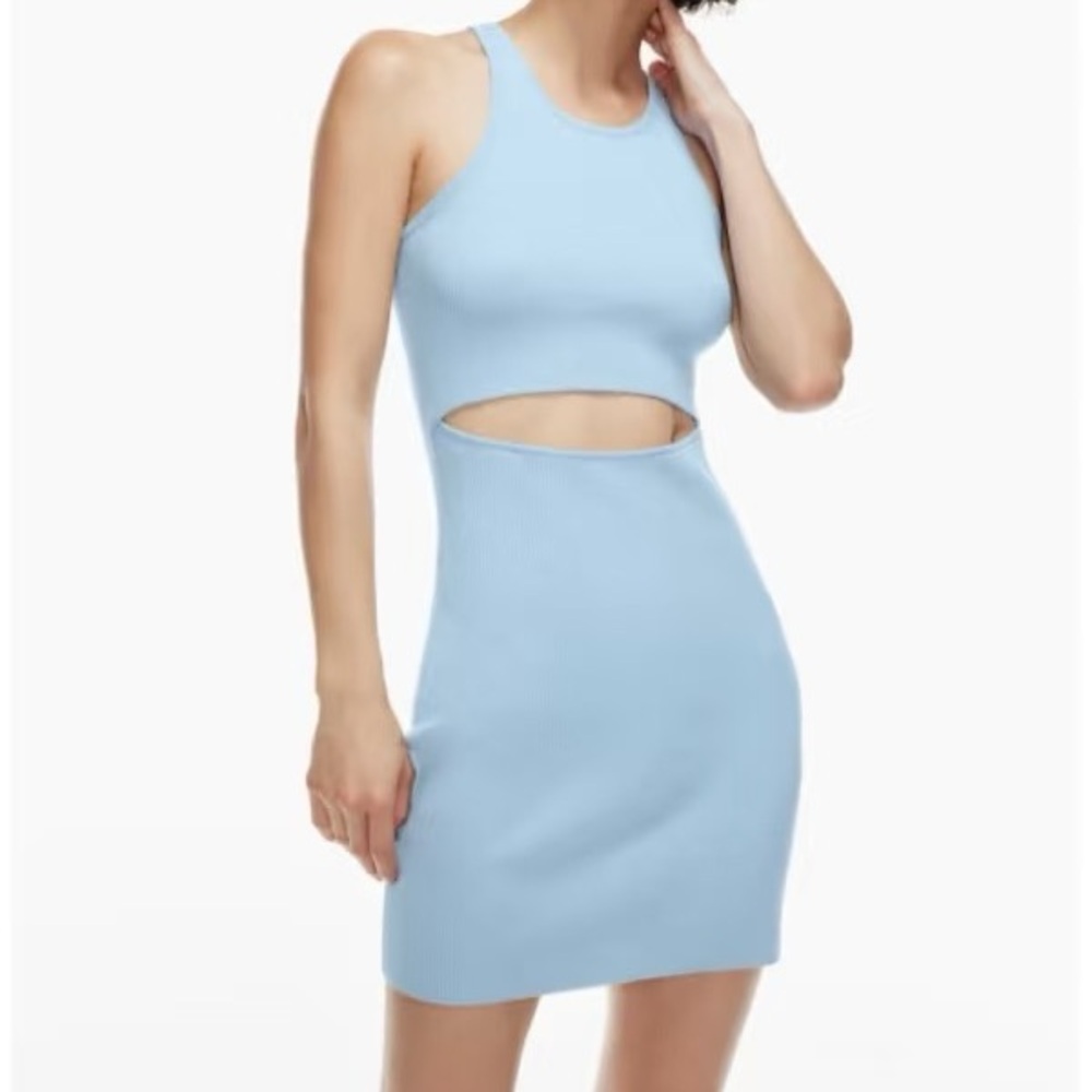 Wilfred Free
Cut-Out Knit Tank Mini Dress